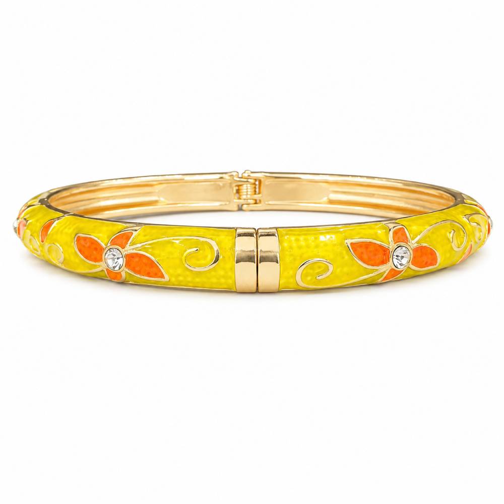 gold-floral-resin-bangle-crystal